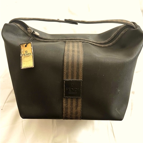 Fendi Handbags - FENDI Canvas clutch,  or Tote Toiletry Bag New with tag